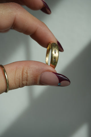 TRIPLE UP DIAMOND RING 14K