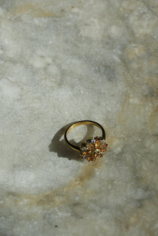 ORANGE BURST FLOWERS SZ 6.5