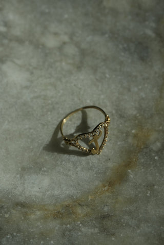 14K J RING