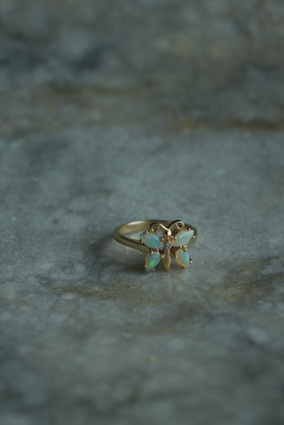 14KP BUTTERFLY RING