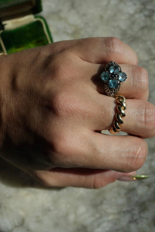 Topaz Petals - Sterling Gemstone Ring Size 7.5