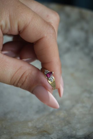 10K RUBY RING