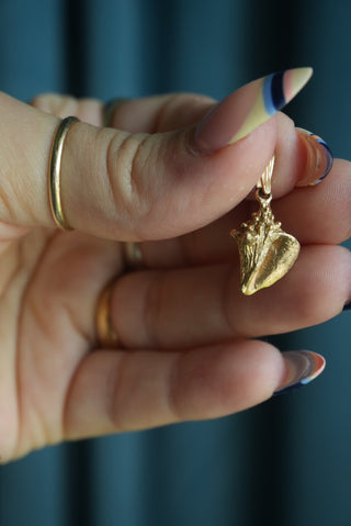 14K CONCH SHELL