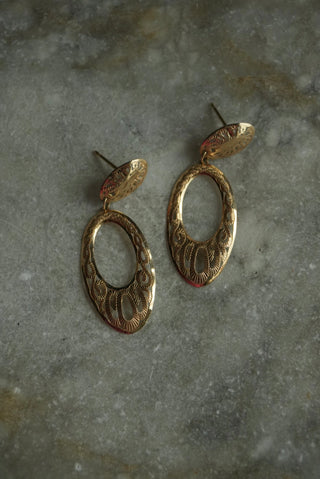 14K FILIGREE DROP EARRINGS