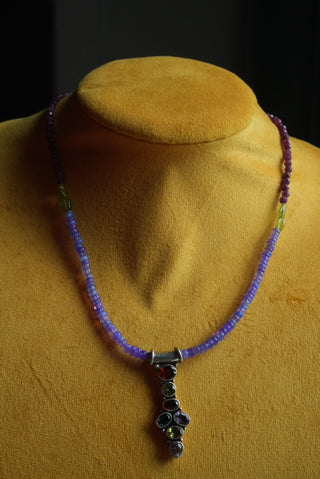Fall Harvest - Beaded Gemstone Necklace