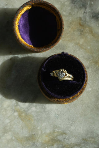 10k Claddagh Bracelet Ring