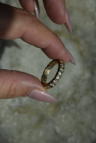 Infinity Stones - Vermeil Eternity Band Size 7