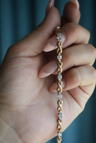 NOT UR MOTHER TENNIS BRACELET