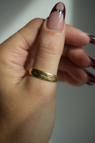 TRIPLE UP DIAMOND RING 14K