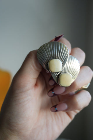 WHITE TURQUOISE EARRINGS