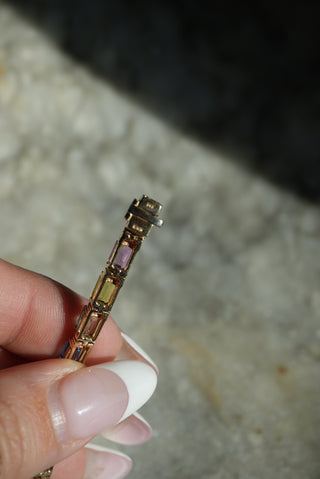 EFFY 14K SAPPHIRE TENNIS BRACELET