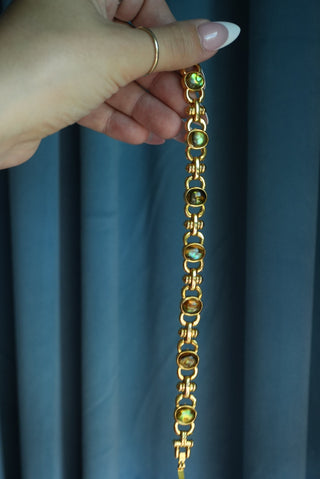 Abalone Lane - Goldtone Costume Bracelet