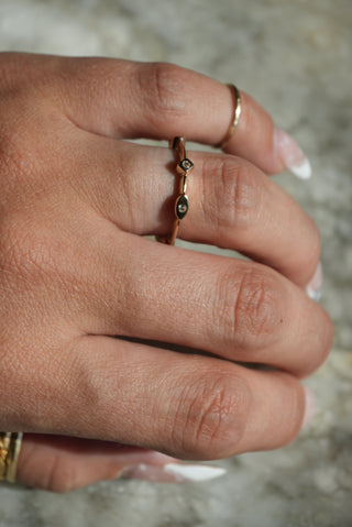 14K DIAMOND BAND