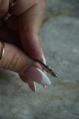 Sweet Slice - Sterling Twist Stacker Band Size 7