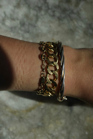 Hand Spun - Sterling Twist Bangle Bracelet