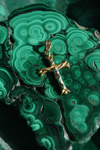 14k Crucifix Pendant