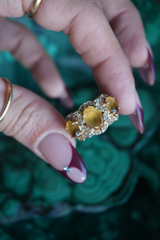 CITRINE TRIPLET SZ 7