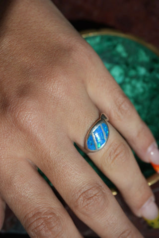 BLUE OPAL OVERLAY SZ 6