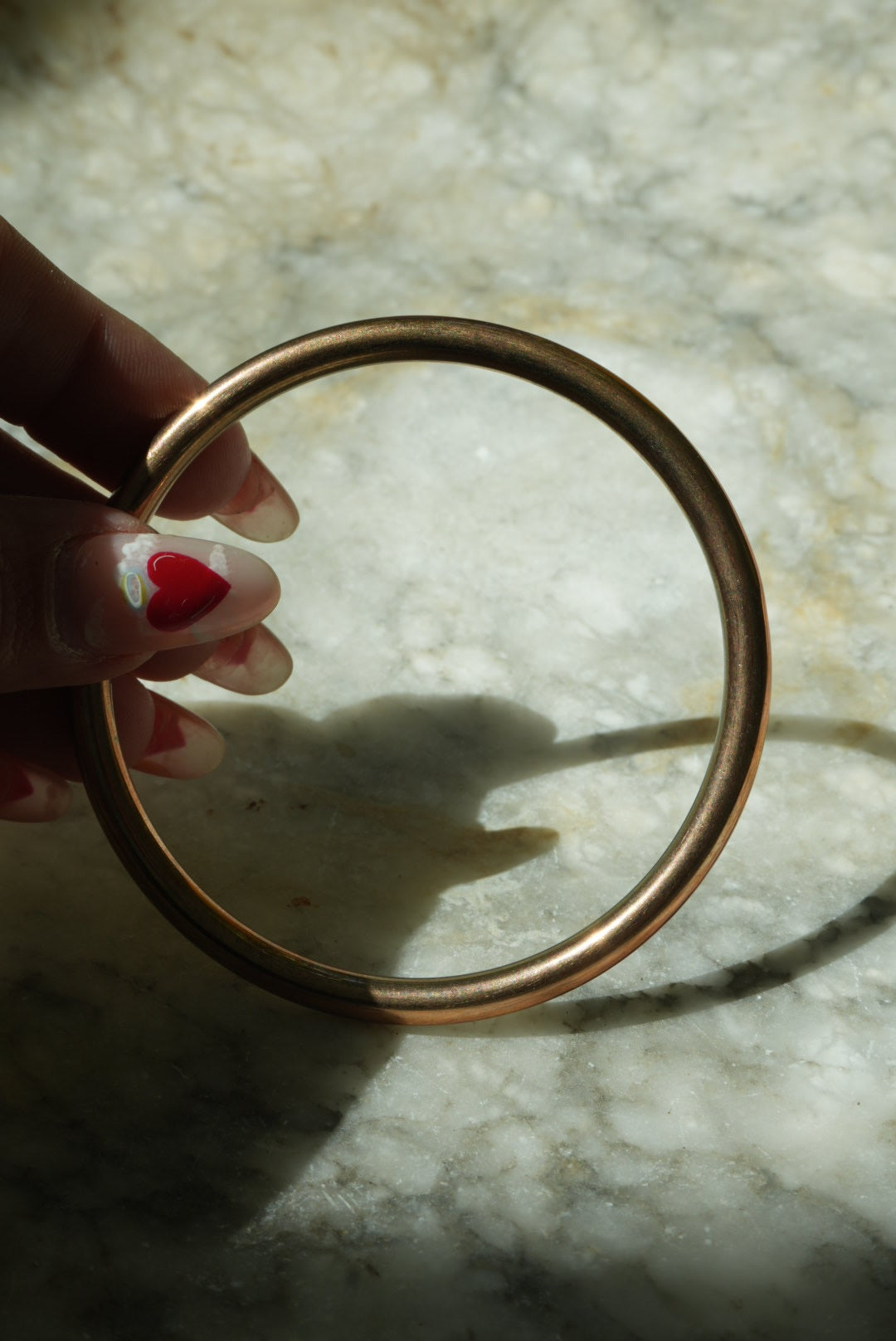 BRONZE HALO BANGLE