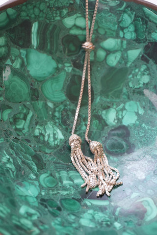 STERLING TASSEL LARIAT