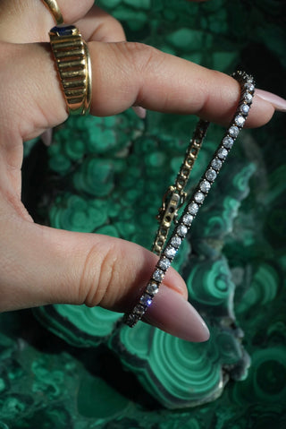 She’s A Ten - Sterling Glass Tennis Bracelet