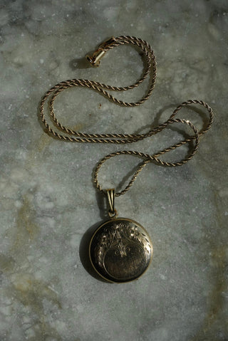 Sweet Memories - Goldfill Locket Necklace