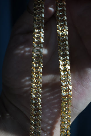 14K EMERALD & GOLD CHAIN
