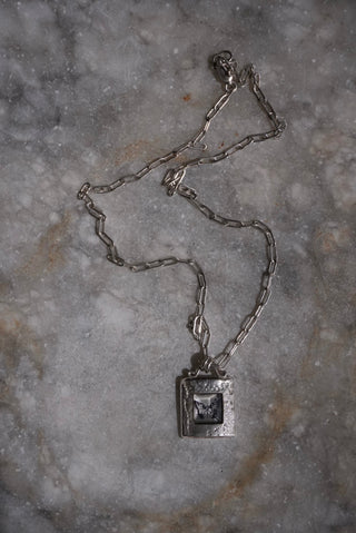 Butterfly Effect - Sterling Framed Butterfly Necklace