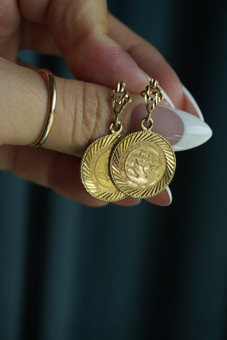 10K PANDA COIN HOOPS