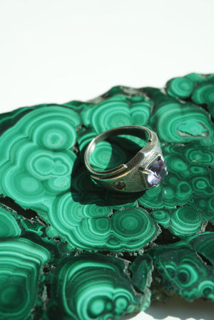 ARGENT ALEXANDRITE SZ 8