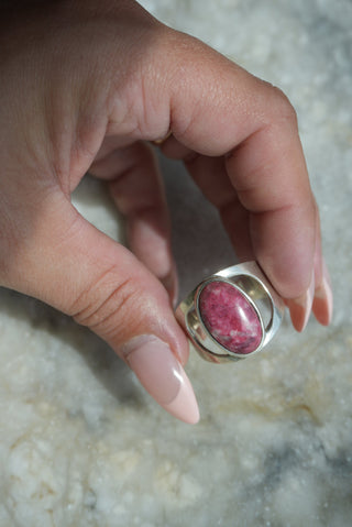 PINK AGATE SZ 14.5