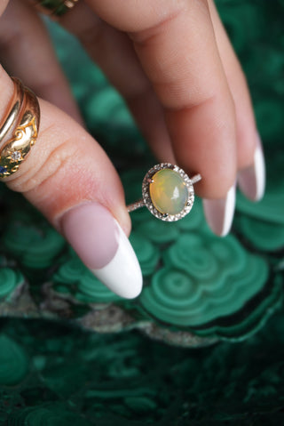 GUMMY OPAL RING SZ 5