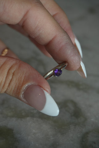 AMETHYST STACKER SZ 5.5
