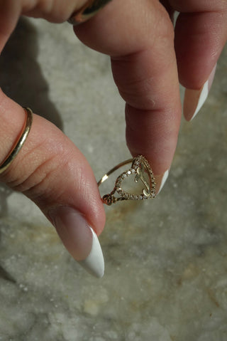 14K J RING