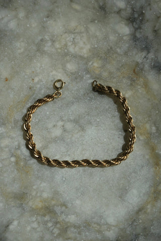 GOLD FILL ROPE BRACELET