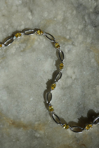 LEMON CITRINE TENNIS BRACELET