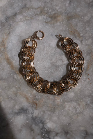 Layered in Gold - Gold Fill Triple Link Bracelet