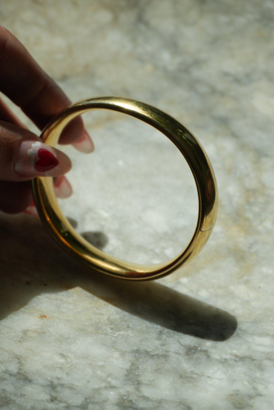 CLEAN SLATE GOLD FILL BANGLE