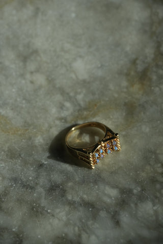 14k Opal Bubble Ring