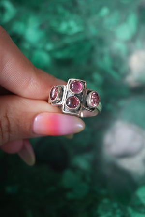 GARNET JELLY RING SZ 10.5