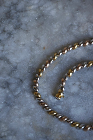 VERMEIL CROISSANT NECKLACE