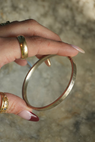 SKINNY SILVER BANGLE