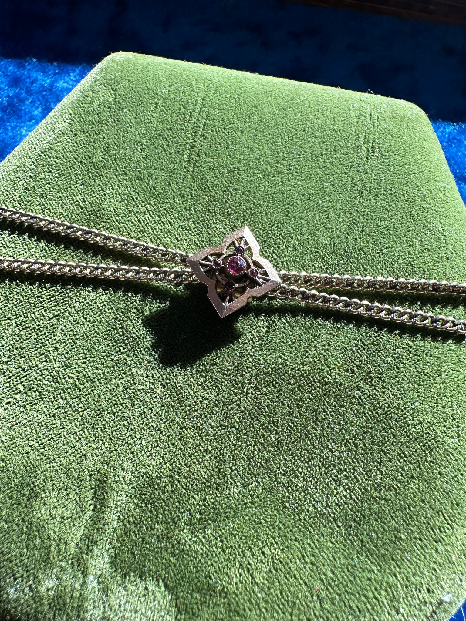 VINTAGE WATCH CHAIN NECKLACE