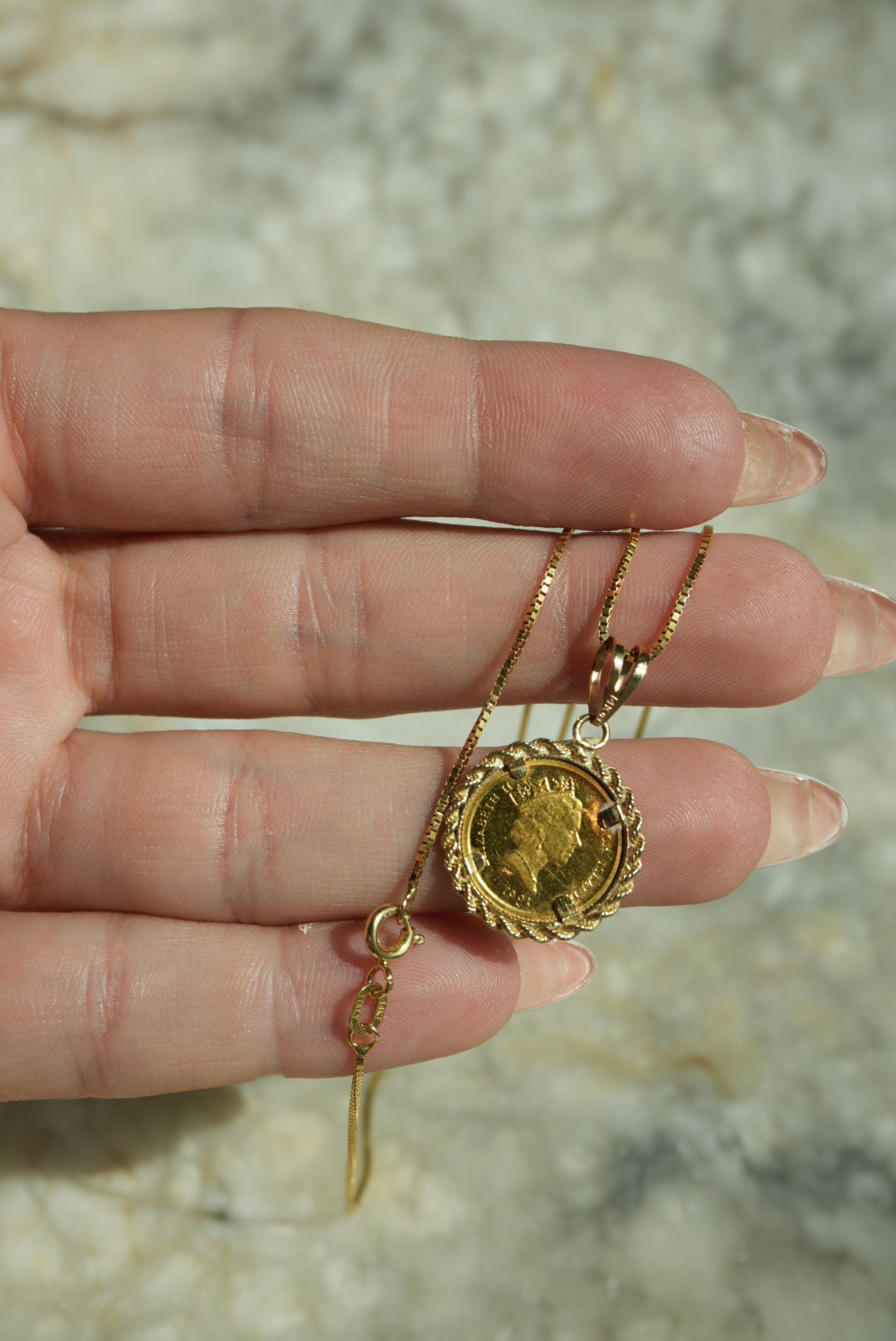 VINTAGE COIN NECKLACE