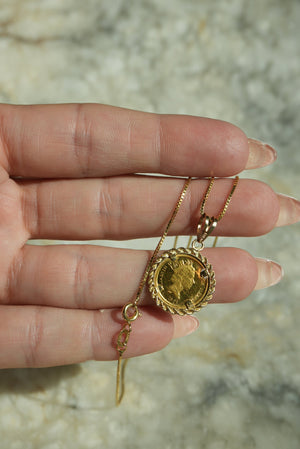 VINTAGE COIN NECKLACE
