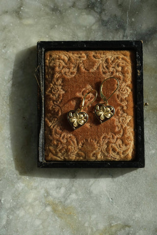 14k Hibiscus Hearts