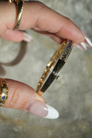 EFFY RAINBOW SAPPHIRE BANGLE BRACELET