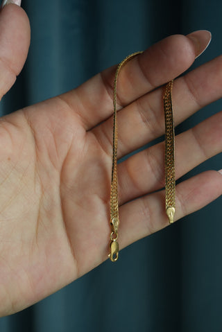 18k Unique Curb Link Bracelet