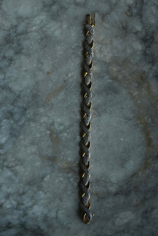 Criscross - Dual Tone Bracelet
