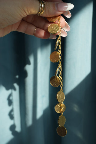 14K ITALIAN CHARM BRACELET